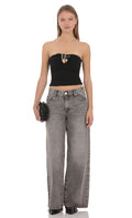 Lucy In The Sky Liana Strapless Top