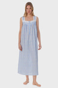 Lanz of Salzburg Women's Tyrolean Heart Cotton Long Nightgown