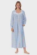 Lanz of Salzburg Women's Tyrolean Heart Cotton Long Robe