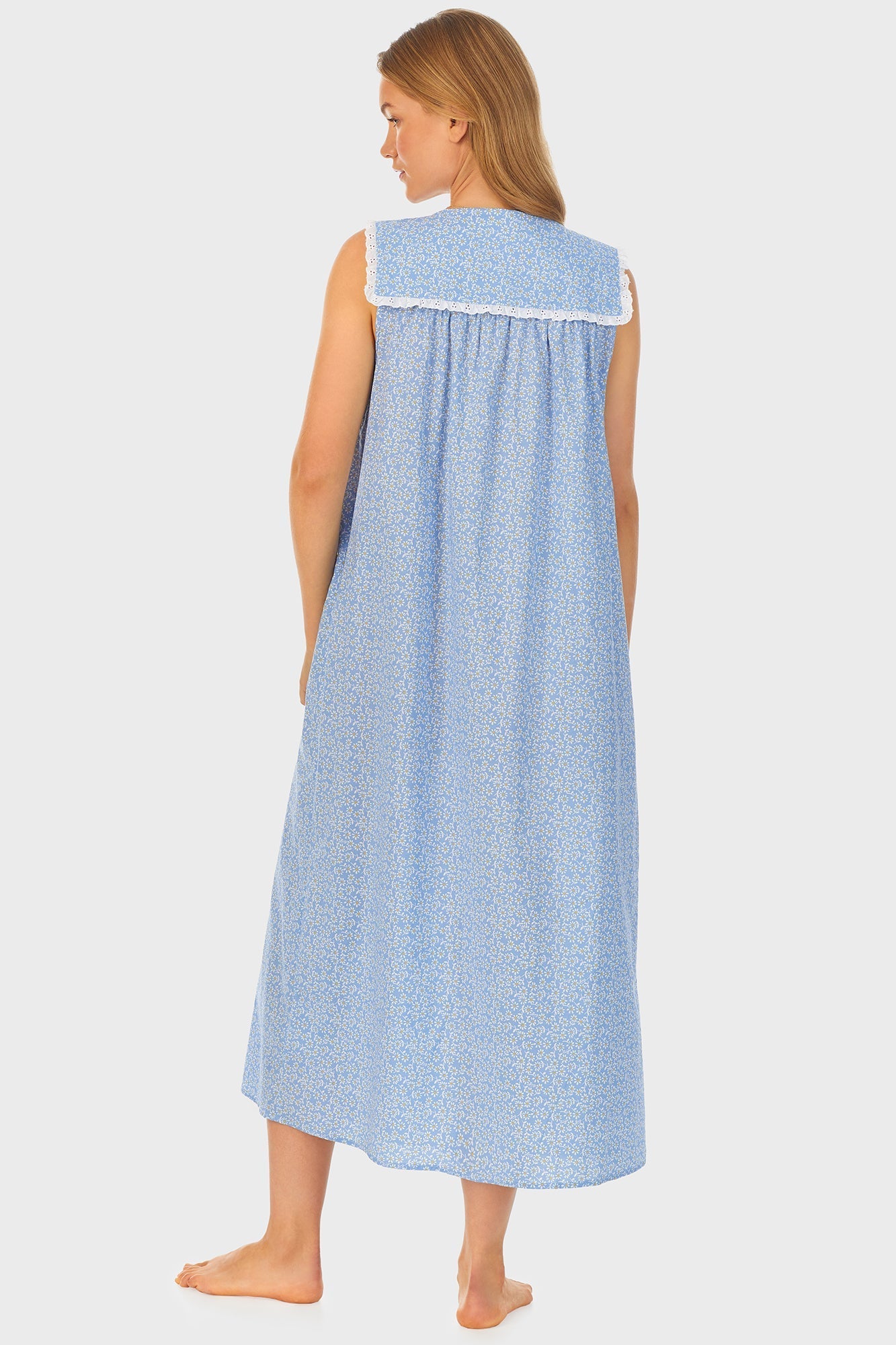 Lanz of Salzburg Women's Daisy Cotton Dream Long Nightgown