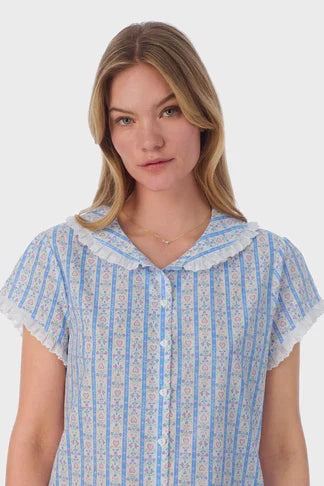 Lanz of Salzburg Women's Tyrolean Heart Cotton Bermuda Set