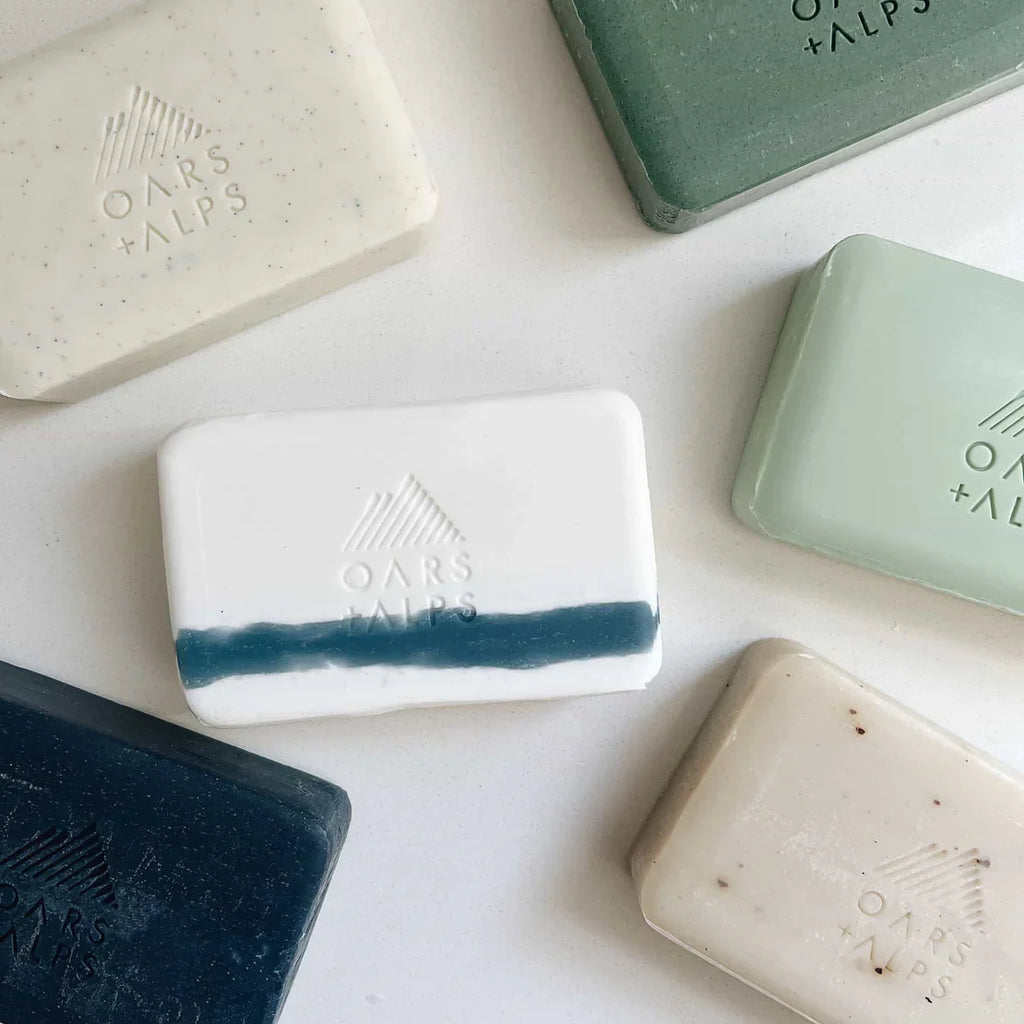 Oars + Alps Blue Charcoal Oars Bar Soap