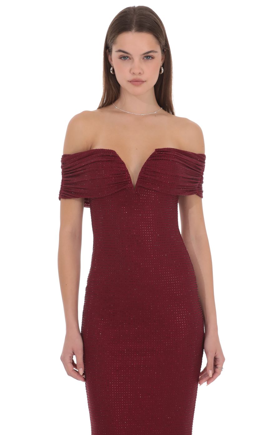 Lucy In The Sky Verona Rhinestone Maxi Dress