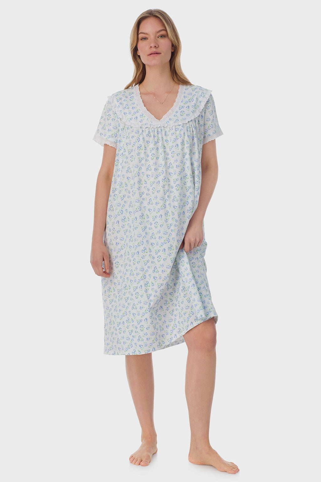 Lanz of Salzburg Women's Tulip Knit Waltz Nightgown