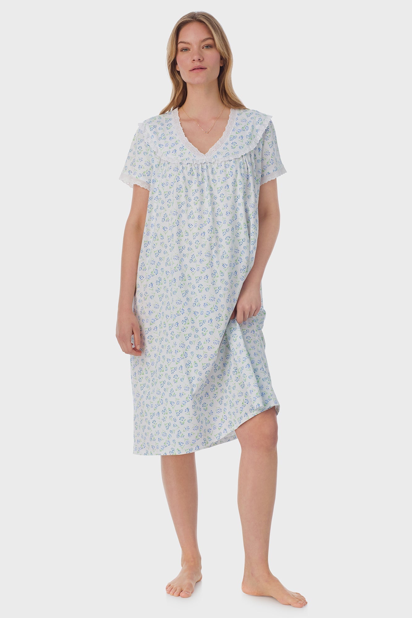 Lanz of Salzburg Women's Tulip Knit Waltz Nightgown