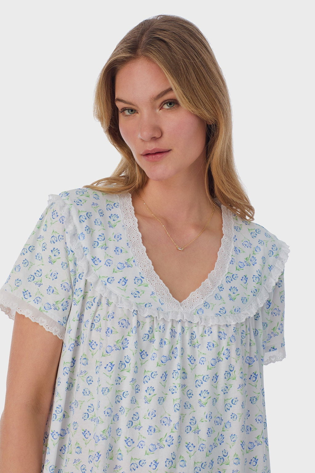Lanz of Salzburg Women's Tulip Knit Waltz Nightgown