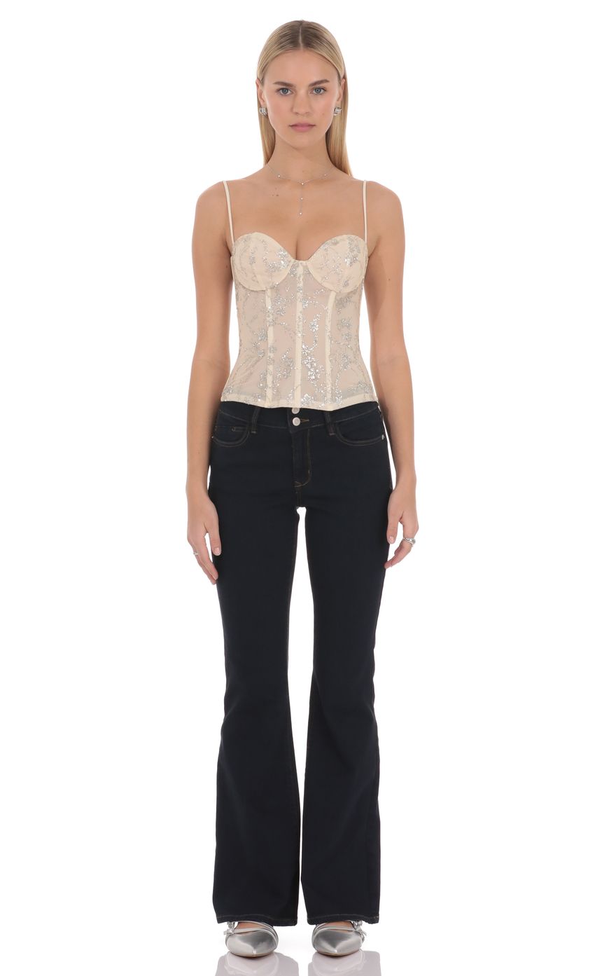 Lucy In The Sky Solviera Embellished Corset Top