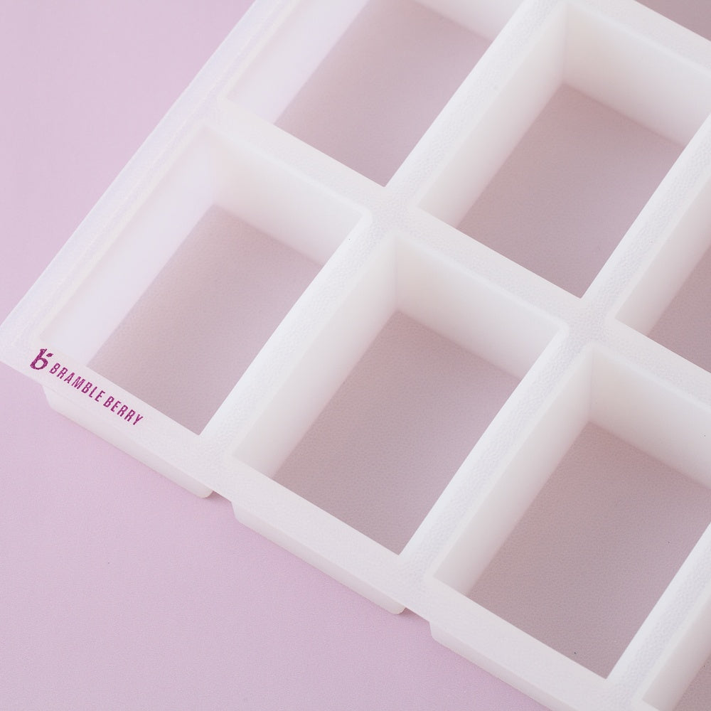 Bramble Berry 12 Bar Rectangle Silicone Mold - 1 mold