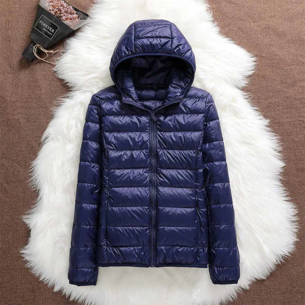 Nabalu Women’s Quilted Jacket – Zip-Front Long Sleeve Outerwear