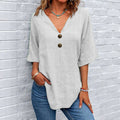 Nabalu Maris | Women’s Floral Button Front Everyday Blouse