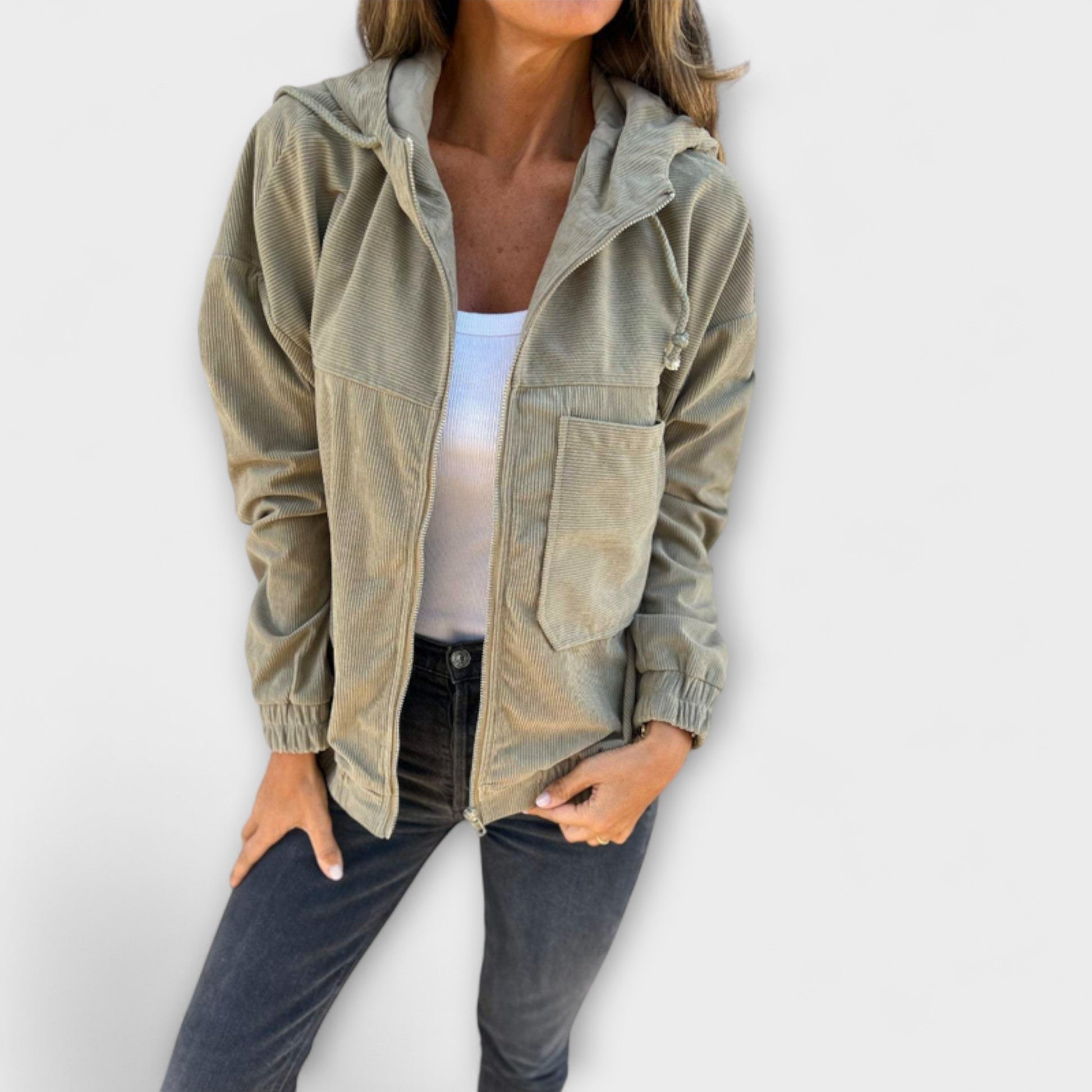 Nabalu Calyra | Women’s Relaxed Zip Hoodie Jacket