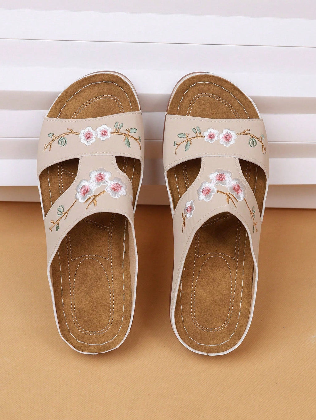 Harper & Lane Nina - Floral Platform Sandals