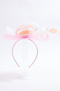 Cato Fashions Multicolor Rose Feather Fascinator