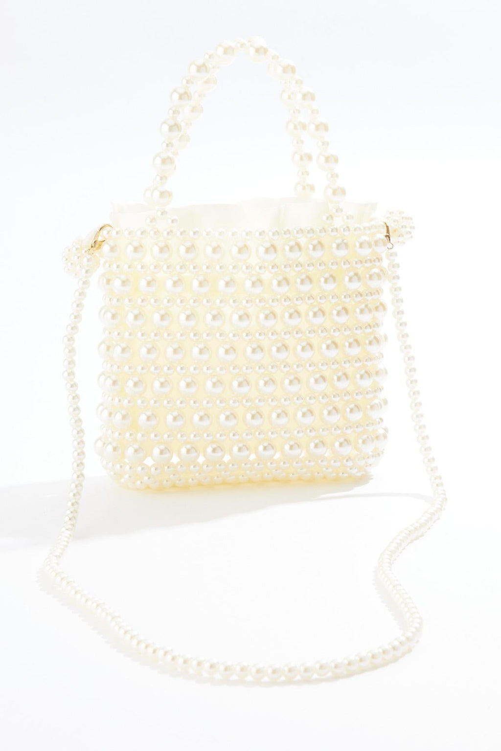 Cato Fashions Mini Pearl Bucket Bag
