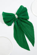 Cato Fashions Green Pleated Pearl Bow