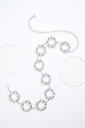 Cato Fashions Plus Size Textured Metal Ring Chain Belt