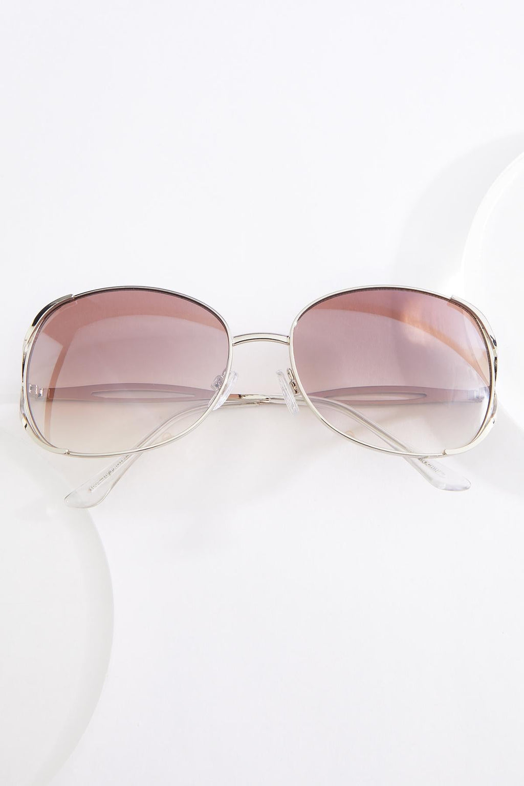 Cato Fashions Silver Metal Round Sunglasses