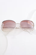 Cato Fashions Silver Metal Round Sunglasses