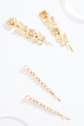 Cato Fashions Butterfly Pearl Bobby Pin Set