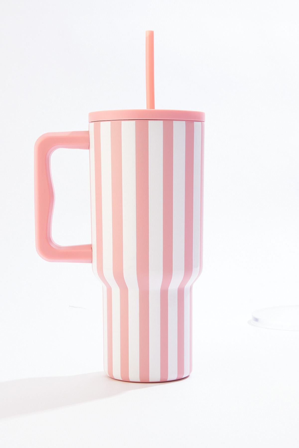 Cato Fashions Pink Stripe 30oz Water Bottle