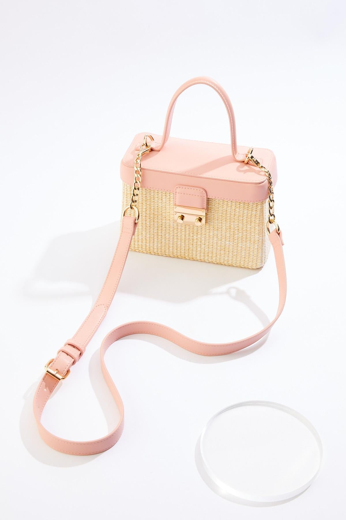 Cato Fashions Straw Box Mini Bag