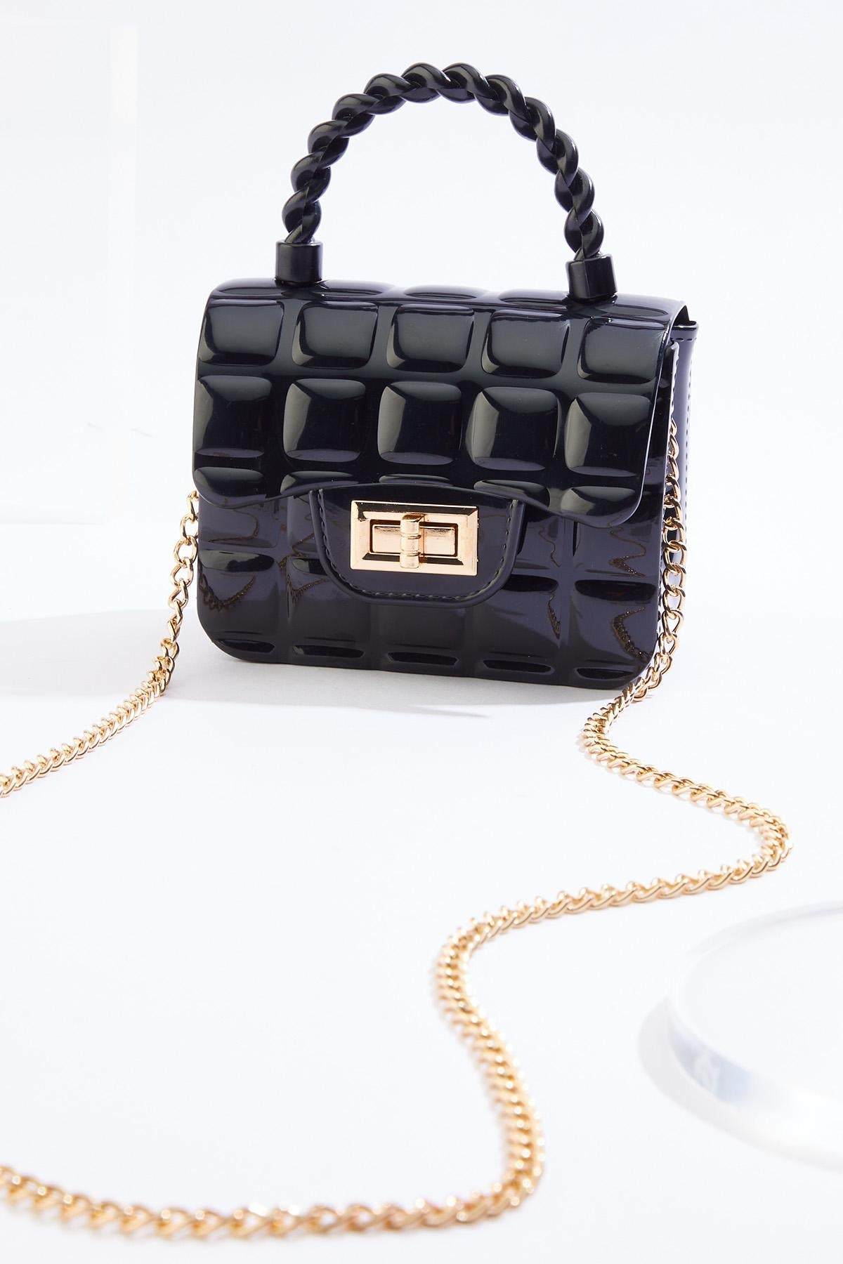 Cato Fashions Quilted Jelly Twist Handle Mini Bag