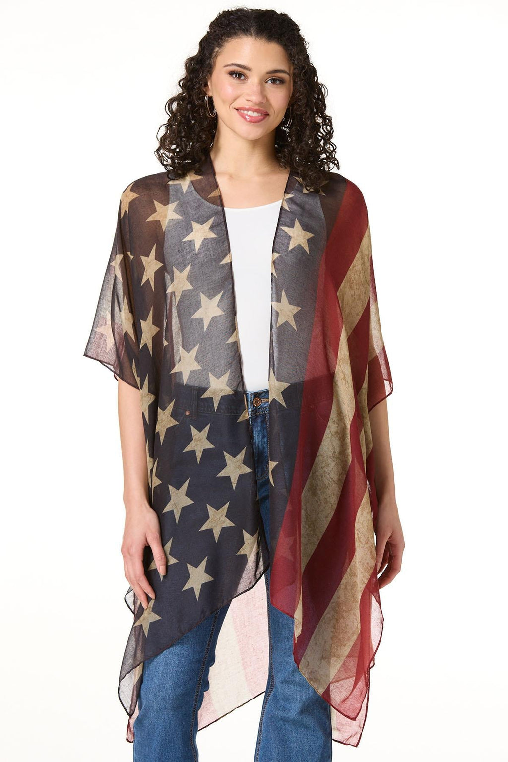 Cato Fashions Vintage Americana Kimono