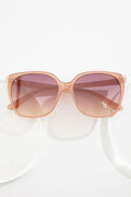 Cato Fashions Pink Gold Trim Square Sunglasses