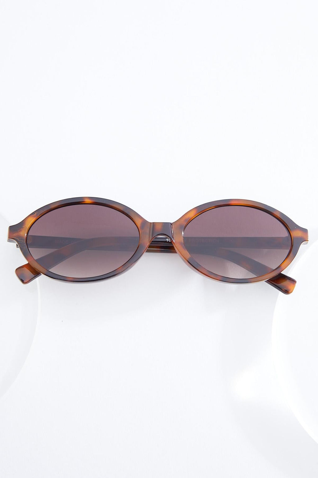 Cato Fashions Slim Tortoise Round Sunglasses
