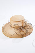 Cato Fashions Dressy Contrast Flower Derby Hat