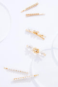 Cato Fashions Pearl Rhinestone Bobby Pin Set