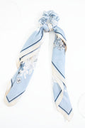 Cato Fashions Floral Scrunchie Satin Square Scarf