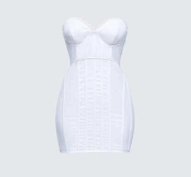 Finesse Vela Lace Corset Mini Dress