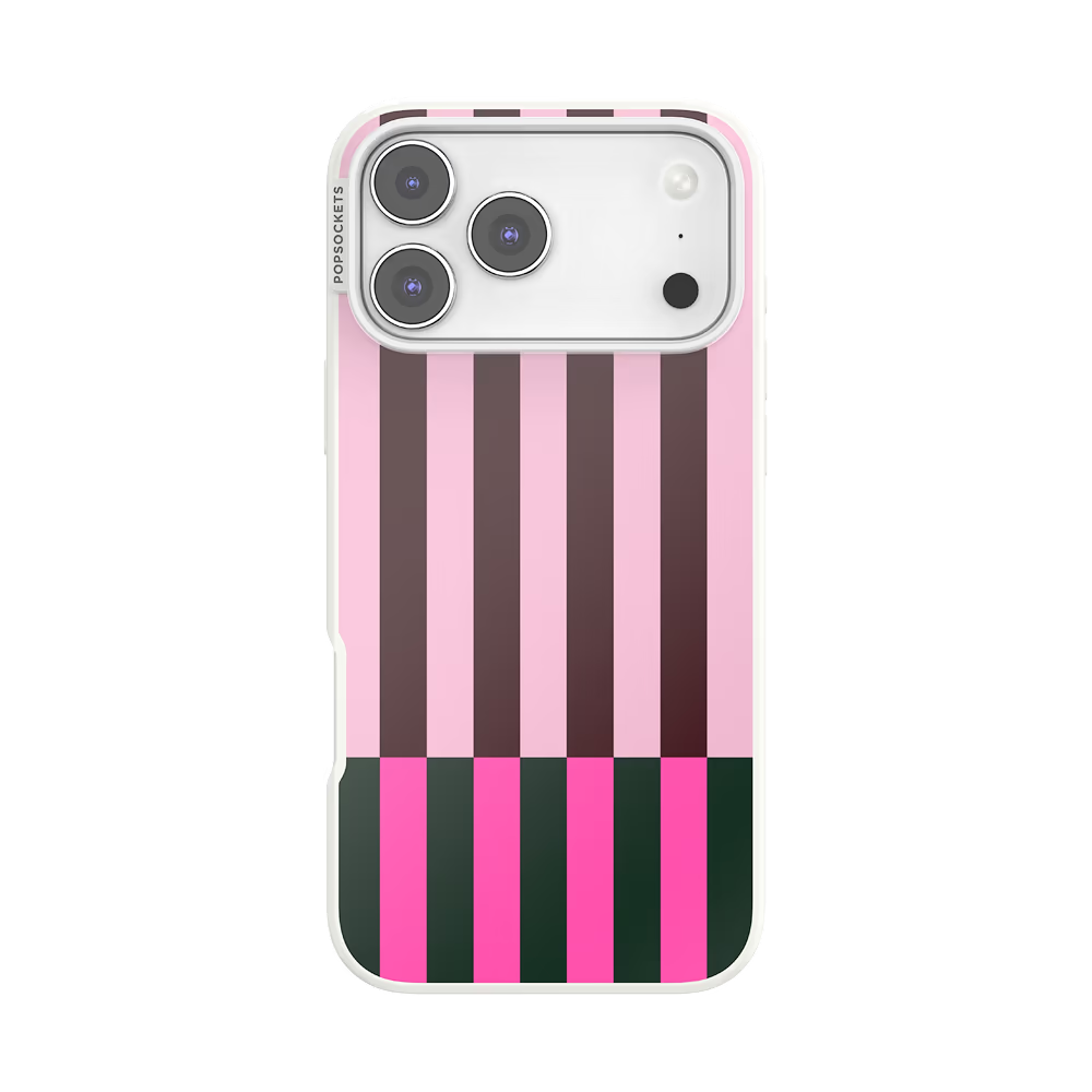 PopSockets Pop of Pink Stripe - MagSafe Case