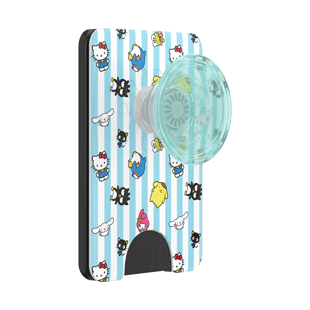 PopSockets Hello Kitty and Friends Stripe - MagSafe PopWallet+