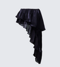 Finesse Skipper Ruffle Asymmetrical Skirt