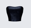 Finesse Novia Vegan Leather Corset Top