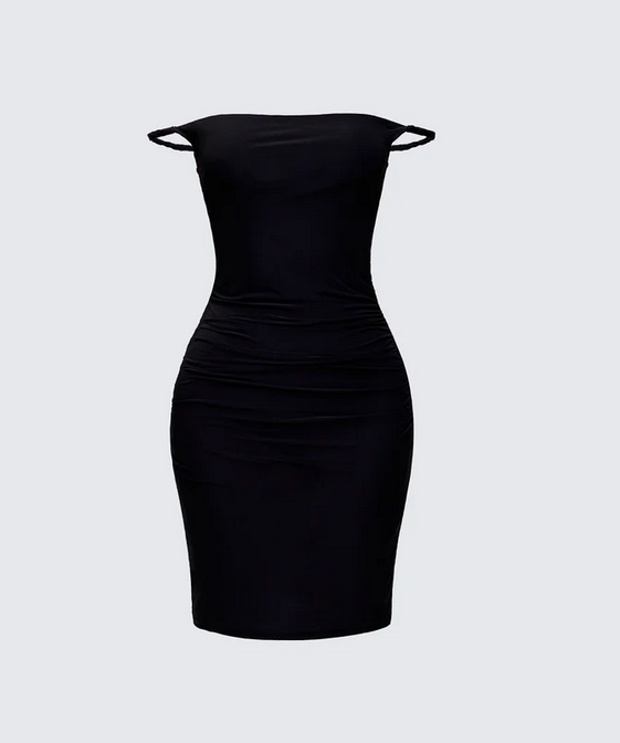 Finesse Lois Twist Strap Mini Dress