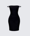 Finesse Lois Twist Strap Mini Dress