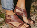 Nabalu Jessica | Women’s Orthopedic Ankle Strap Sandals with Cutout Design