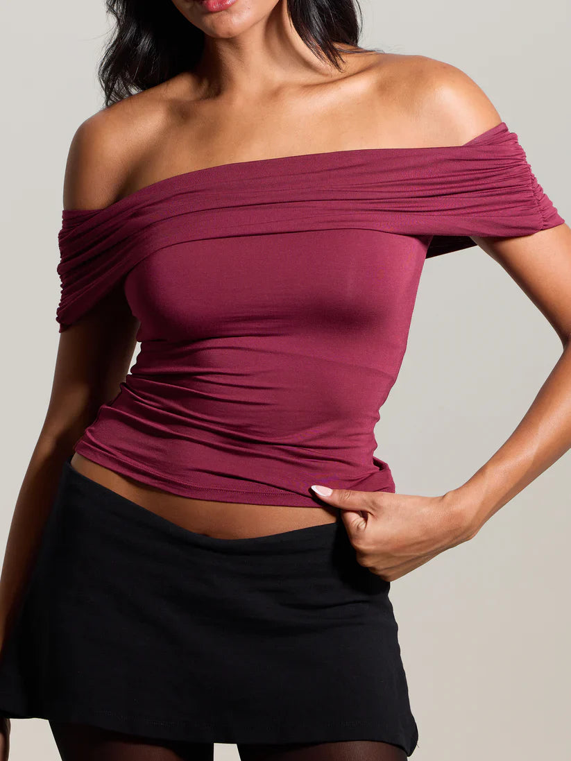 Klassy Fold Over Short Sleeve