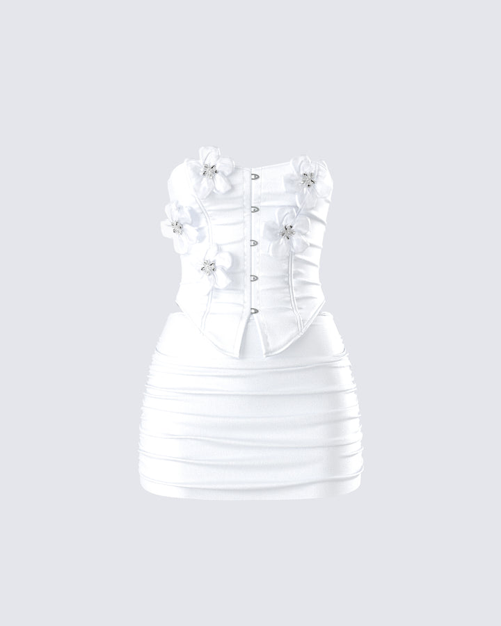 Finesse Rivi Flower Corset Top