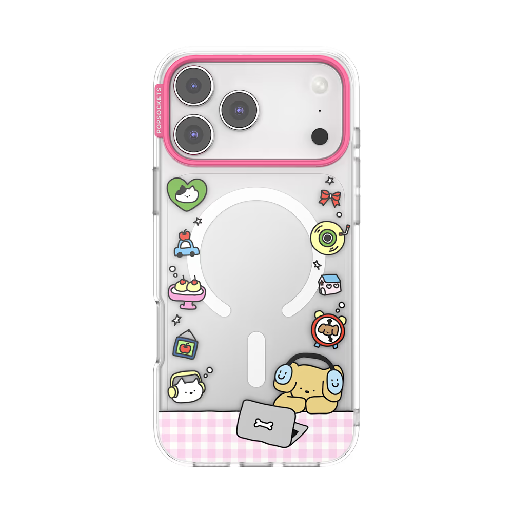 PopSockets Winter Blue-White - MagSafe Case 2