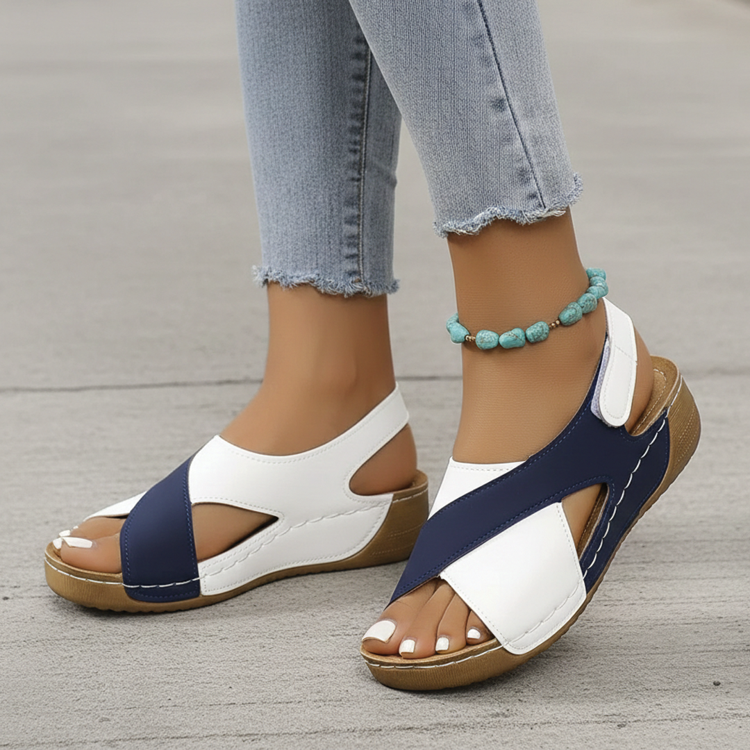 Harper & Lane Angela - Crisscross Slingback Sandals