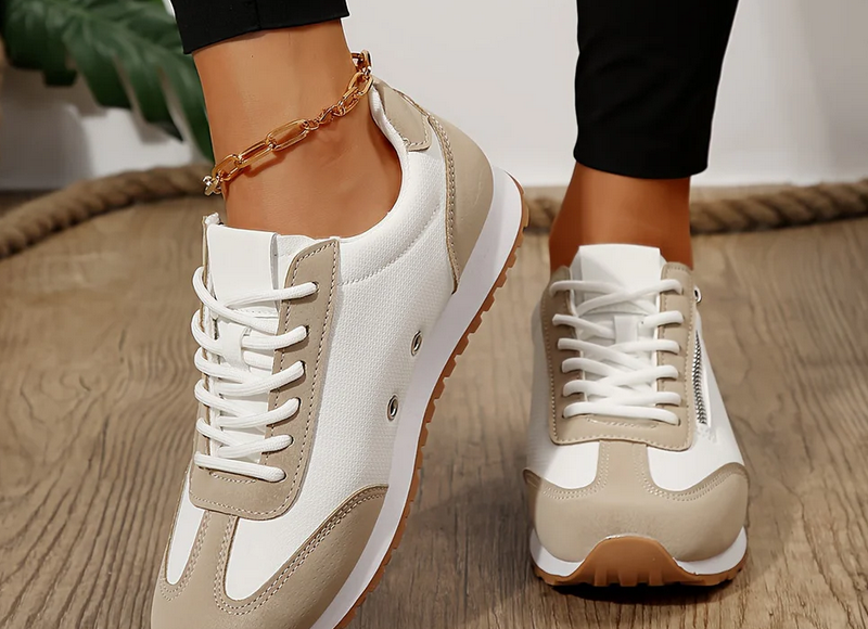 Nabalu Arvella | Women’s Orthopedic Sneakers with Side Zipper