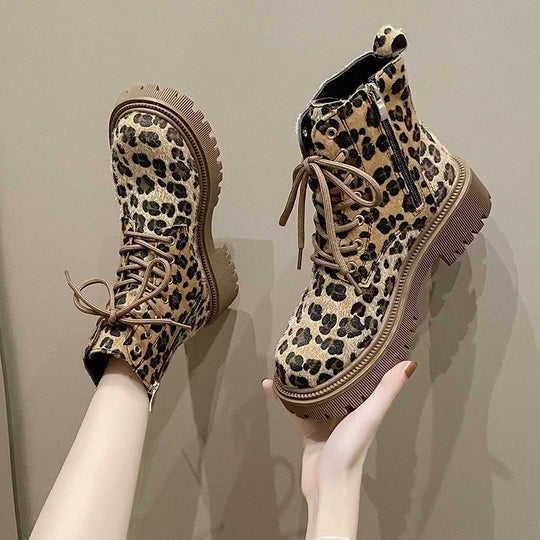 Harper & Lane Mia - Leopard Print Boots