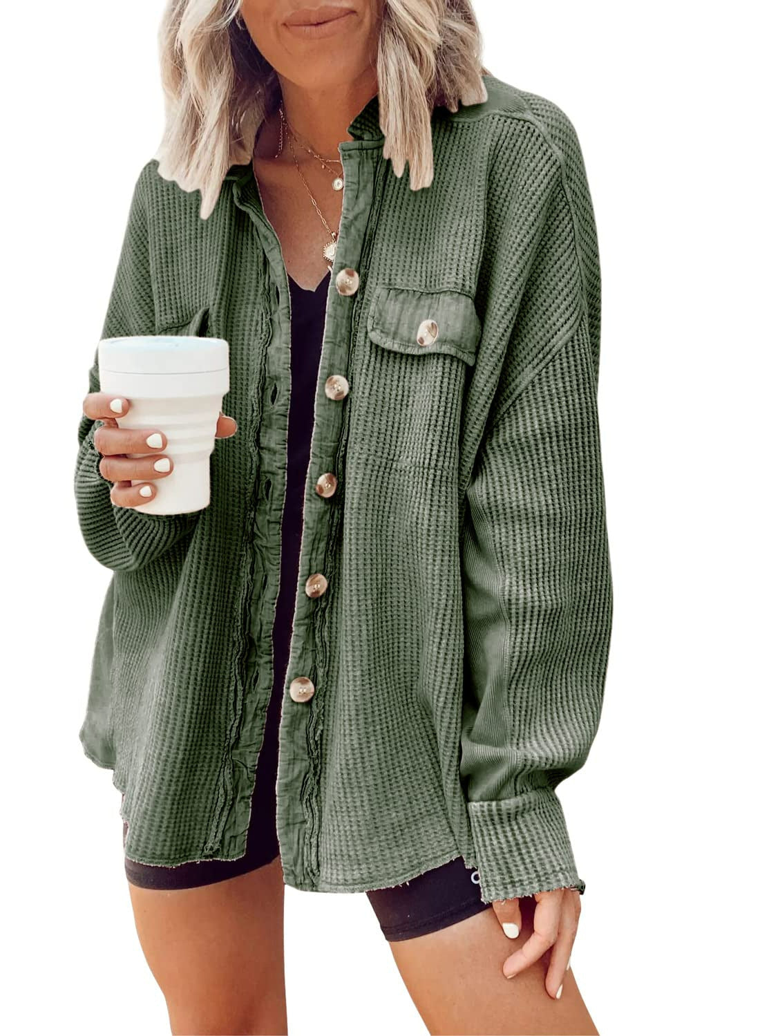 Nabalu Arvessae | Women’s Button-Front Utility Summer Jacket