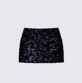Finesse Twila Shell Sequin Mini Skirt