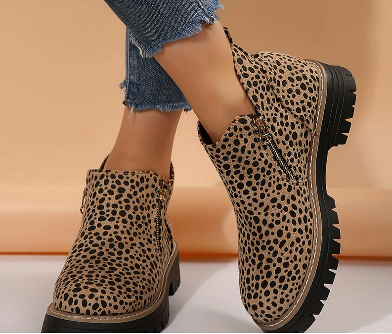 Nabalu Jordan | Women’s Orthopedic Ankle Boots with Side Zipper