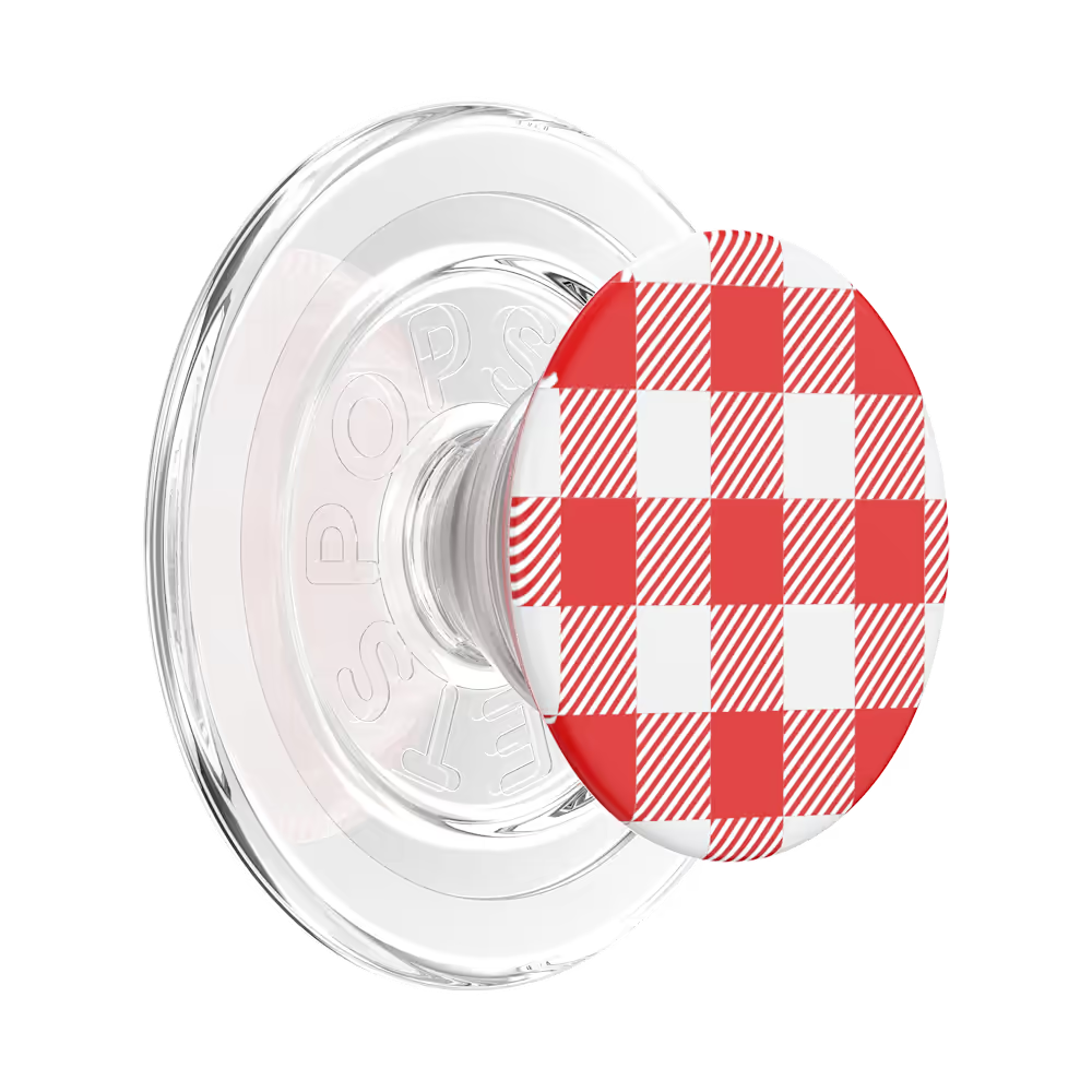 PopSockets Red Gingham - MagSafe PopGrip